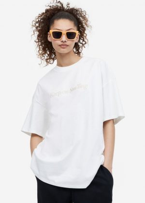 Oversized Motif T-shirt