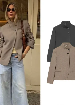 Women's Spring Blazers Blouse 2026 New Fashion Young Women's Elegant Travel Holiday Jackets Spring Street Sarm Blazers Jackets
