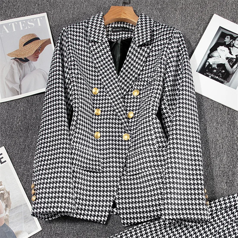 Women's Autumn Blazers New Solid Fashion Casual Suit Short Jacket Golden Button Lady Suit Comfortable Commuting Long-sleeved Top - Image 6